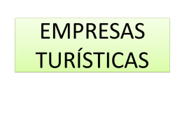 EMPRESAS TURÍSTICAS