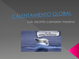 CALENTAMIENTO GLOBAL
