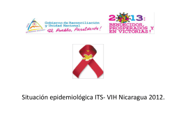 Situación epidemiológica VIH 2012
