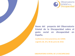 ponencia observatorio discapacidad