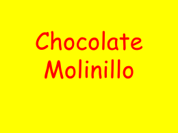 Chocolate molinillo
