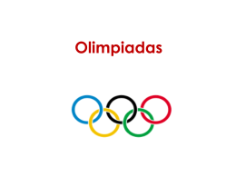 Qué son las olimpiadas?