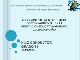 INSTITUCION EDUCATIVA AUGUSTO ZULUAGA PATIÑO