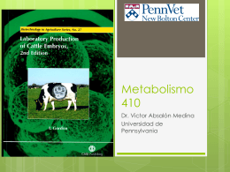 Metabolismo 401 - Inicio - Universidad Nacional de Colombia