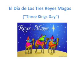 El Día de Los Tres Reyes Magos