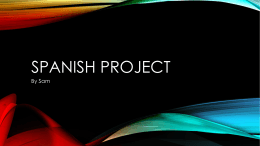 Spanish project