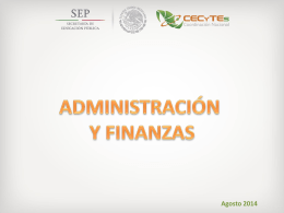Área de Administración y Finanzas