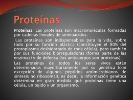 Proteinas de movimiento y estructurales