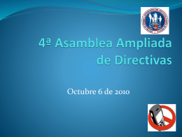 2ª Asamblea de Presidentes Ampliada