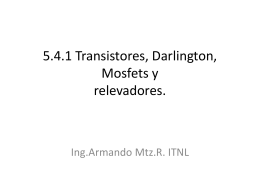 Transistores, Relays, Mosfet 5.4.1