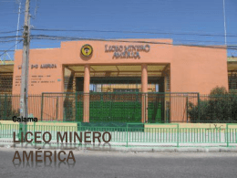 Liceo Minero America - Escuela Pedro Vergara Kéller E