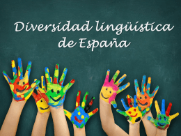 Diversidad lingüística de España
