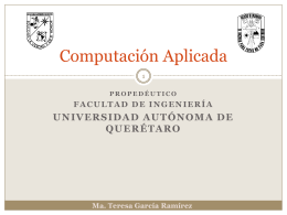 Computación Aplicada