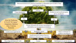 Árbol de Problemas - maestría en didáctica de las ciencias naturales