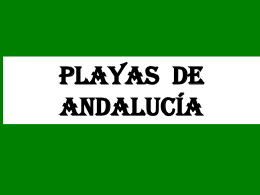 PLAYAS DE ANDALUCÍA