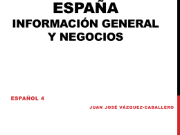Power Point Presentation about Spain