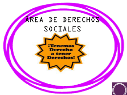 ÁREA DE DERECHOS SOCIALES