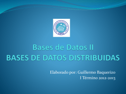 Material de Bases de Datos II