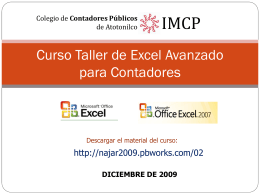 Curso Básico de Microsoft Excel para Contadores
