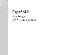 Español III