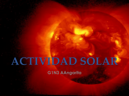 ACTIVIDAD SOLAR