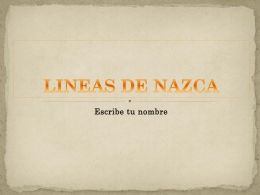 LINEAS DE NAZCA