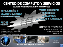 Presentación de PowerPoint - centro de computo y servicios