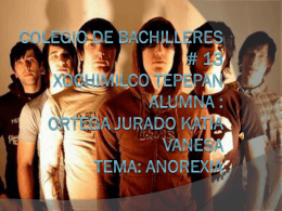 ANOREXIA - TIC3-301