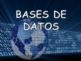 BASES DE DATOS - Over-blog