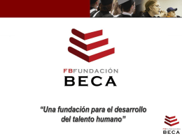 Fundación Beca Colombia 2011