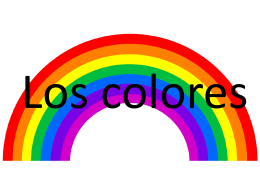 Los colores
