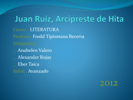 Juan Ruiz, Arcipreste de Hita