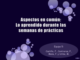 Aspectos en común equipo5.