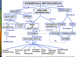 Coordenadas metodologicas. Omaira - Informe-Grupo
