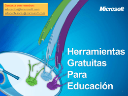 Aplicaciones gratuitas Microsoft