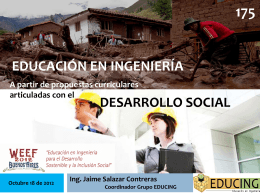 EDUCACIÓN EN INGENIERÍA - Universidad Tecnológica Nacional