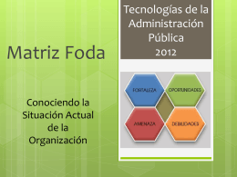 Tecnologías de la Administración Pública 2012