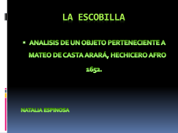 Análisis de un objeto