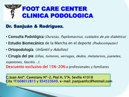 publicidad footcare - Colegio de Enfermería de Sevilla