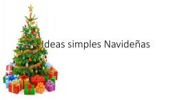Ideas simples Navideñas