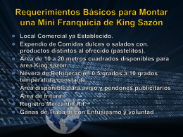 Proyecto minis franquicias
