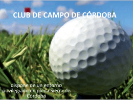 CLUB DE CAMPO DE CÓRDOBA