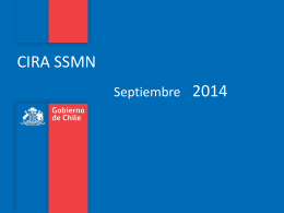 CIRA SSMN Septiembre 2014