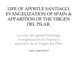 THE LIFE OF THE APOSTLE SANTIAGO