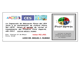 Invitacion GDE - Inst. Dr. Miguel C. Rubino