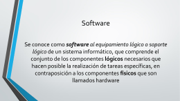 Software - Ing. Oscar Portobanco