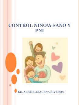CONTROL NIÑO/A SANO - Enfermería en el Siglo XXI