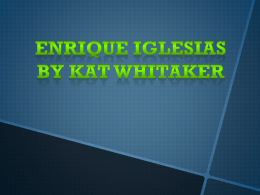 Enrique Iglesias By Kat whitaker