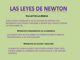 las leyes de newton