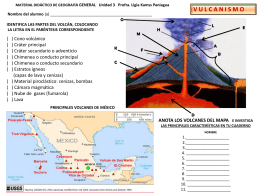 Vulcanismo - Páginas Personales UNAM